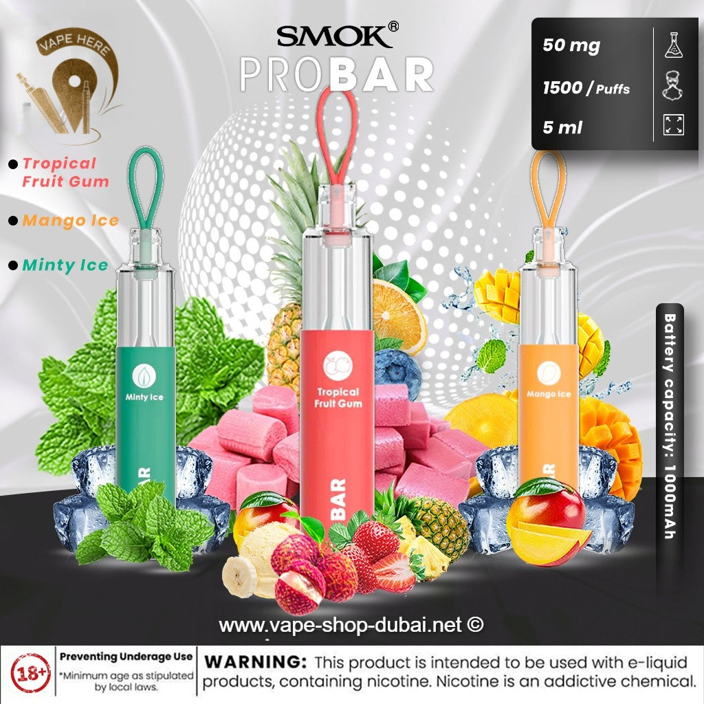 SMOK Pro Bar Disposable Vape 1500 Puffs