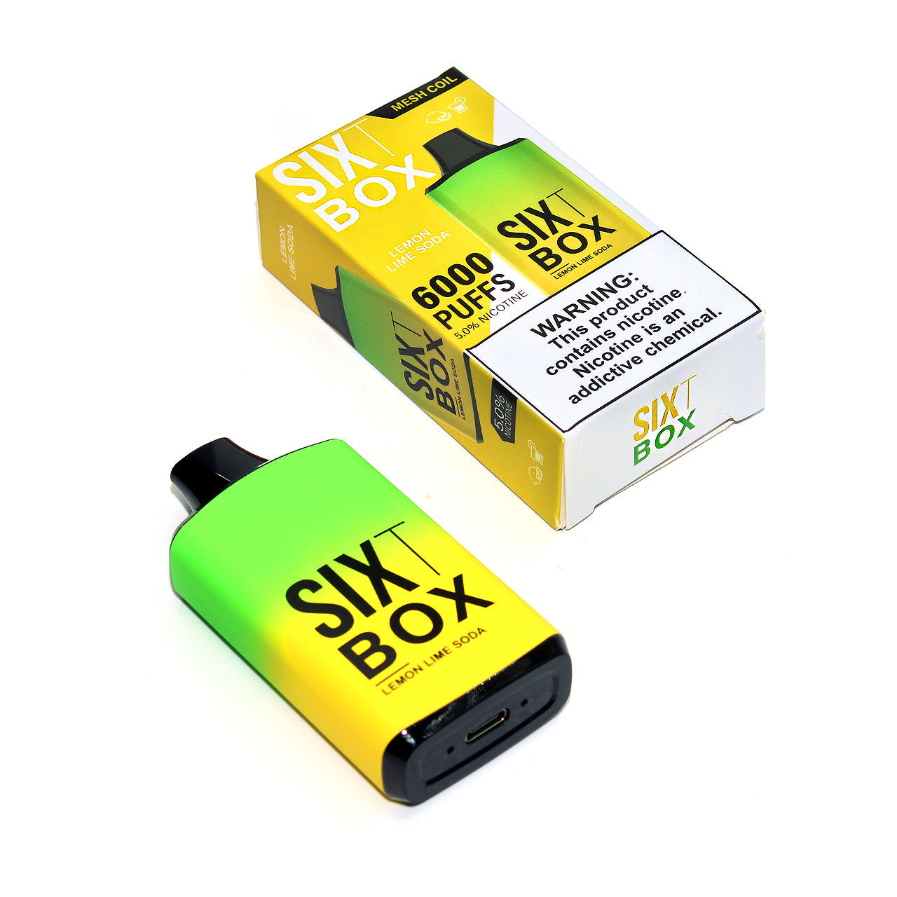 SixT Box Disposable Vape 6000 Puffs