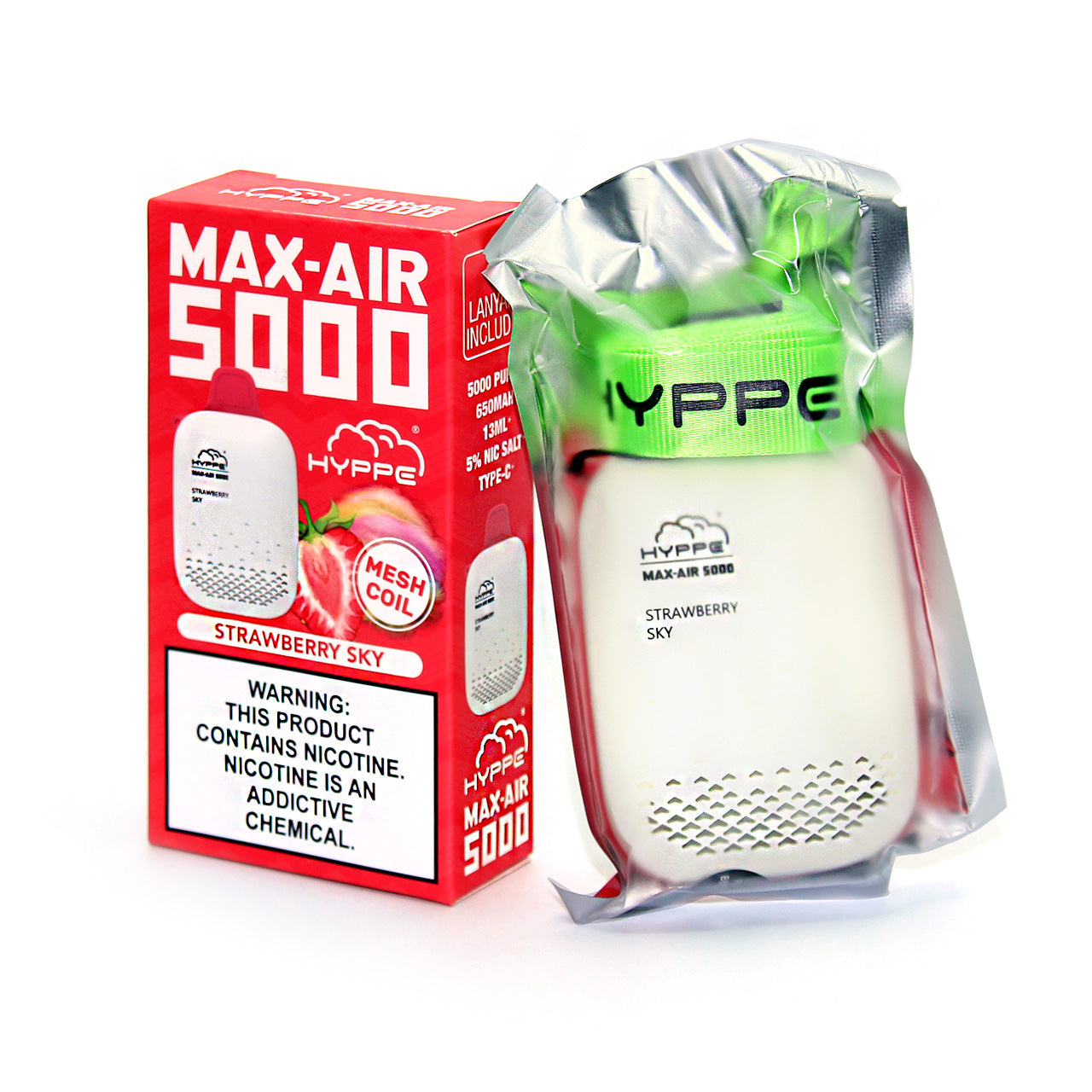 Hyppe MAX Air Disposable Vape 5,000 Puffs