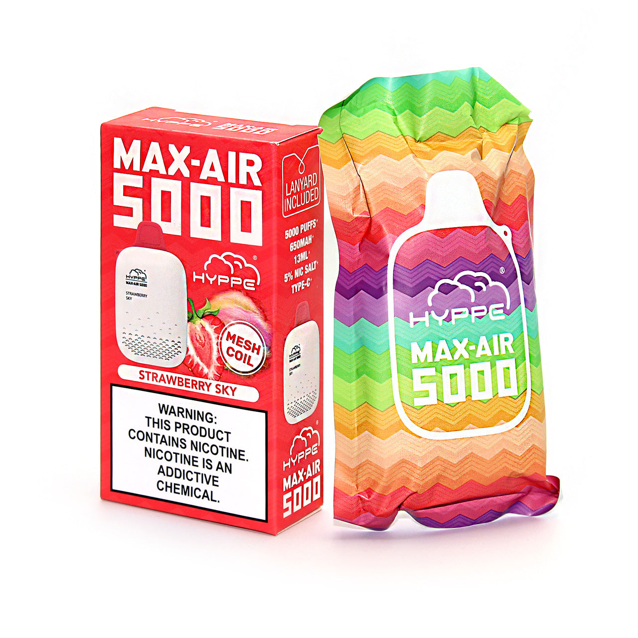 Hyppe MAX Air Disposable Vape 5,000 Puffs