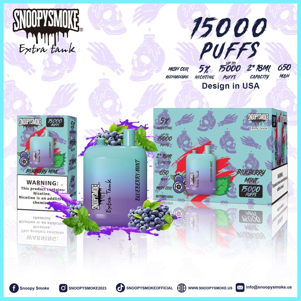 Snoopy Smoke Extra Tank Disposable Vape 15000 Puffs