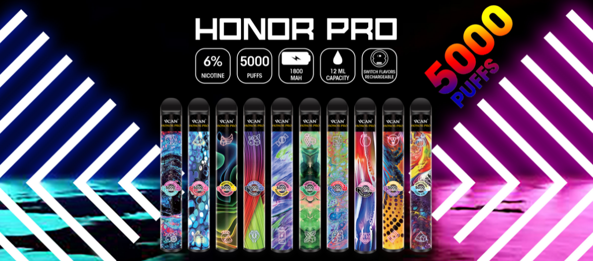 VCAN HONOR PRO 5000 PUFFS 12ML