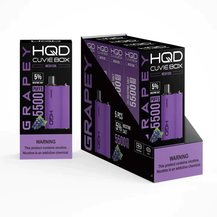 HQD Cuvie Box Disposable Vape 5500 Puffs