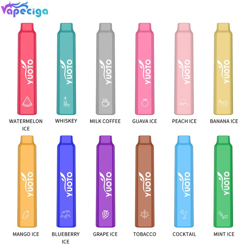 YUOTO Smart 2ml mini Disposable Vape 600puffs