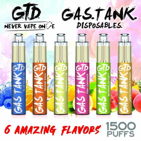 Gas Tank G.T.D Disposable Vape 1500+ Puffs