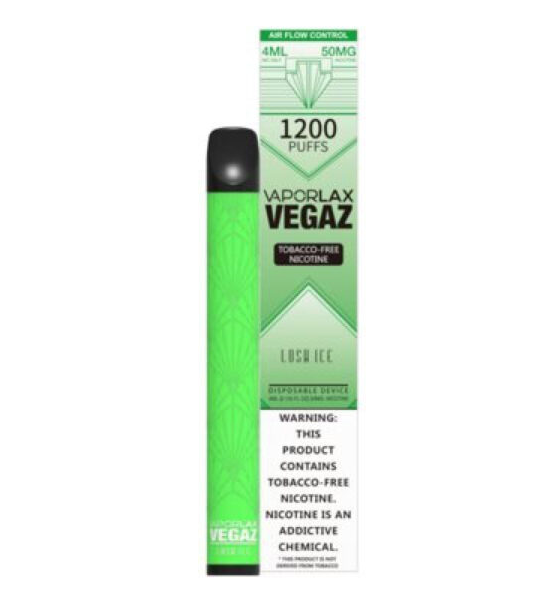Vaporlax Vegaz Disposable Vape 1200 Puff 4ml