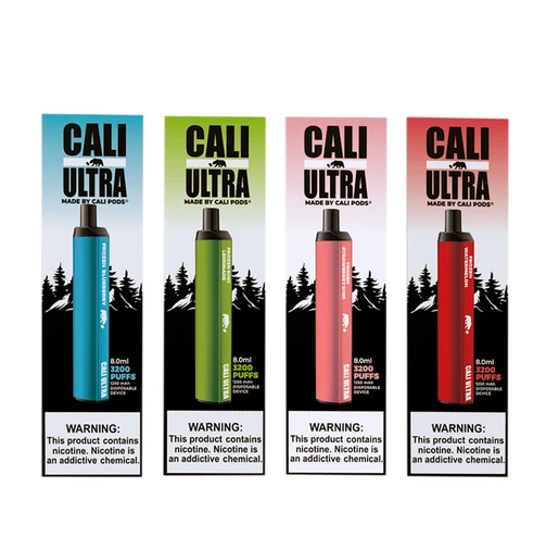 Cali Ultra Disposable Vape 8mL eLiquid 5% nicotine