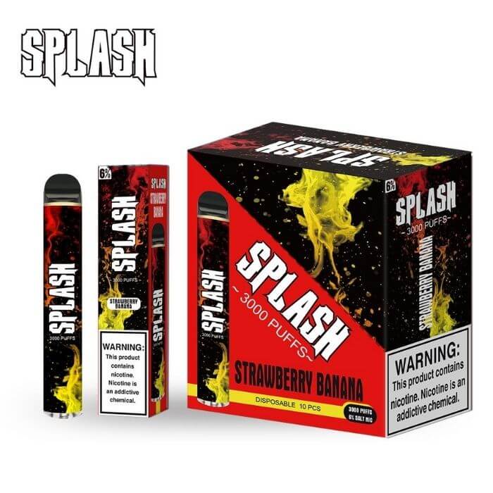 Splash Tobacco Free Nicotine Disposable Vape 3000 Puffs 1700mAh