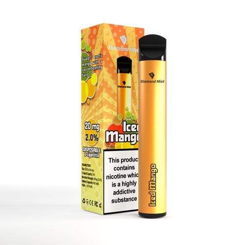 Diamond Mist Bar Disposable Vape 525 puffs 2 ml of 20 mg nicotine salt e-liquid