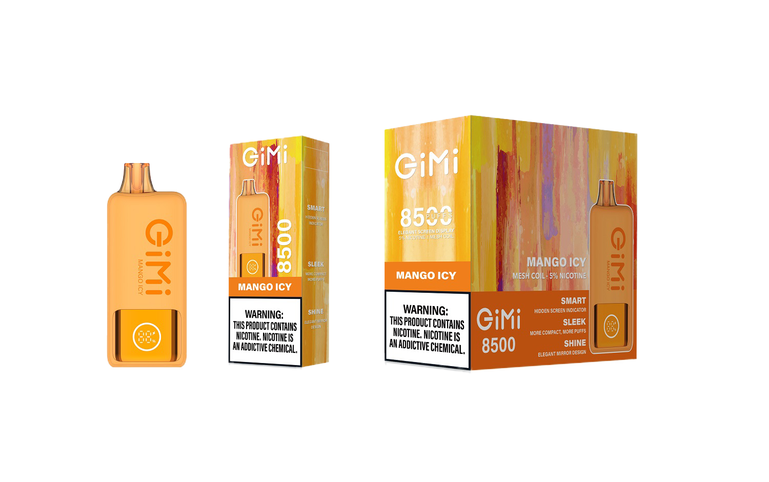 FLUM GIMI Smart Disposable Vape 8500 Puffs