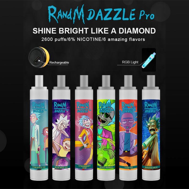 RandM Dazzle Pro Disposable Vape 2600 Puffs