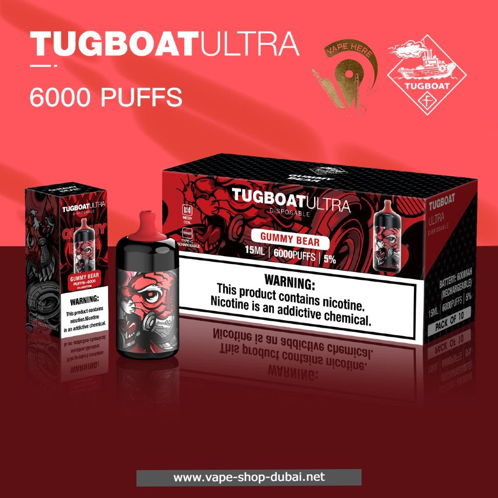 TUGBOAT ULTRA DISPOSABLE 6000 PUFFS