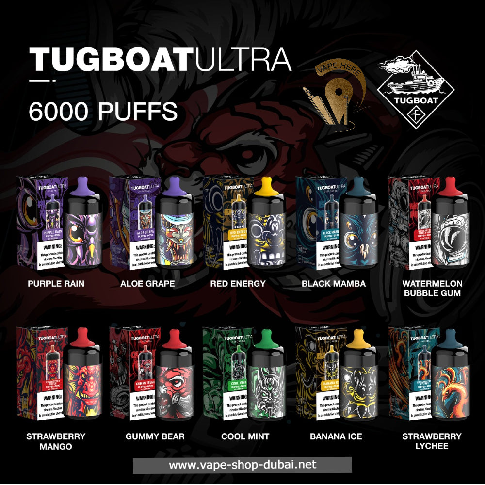 TUGBOAT ULTRA DISPOSABLE 6000 PUFFS