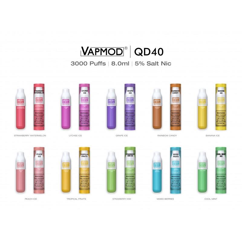 VapMod QD40 Disposable Vape 3000 Puffs 1350mAh
