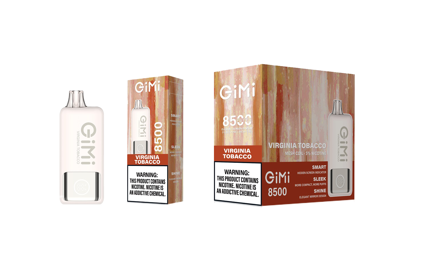 FLUM GIMI Smart Disposable Vape 8500 Puffs