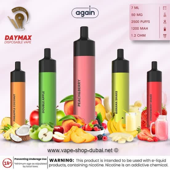 Again - Daymax Disposable Pods (2500 puffs)