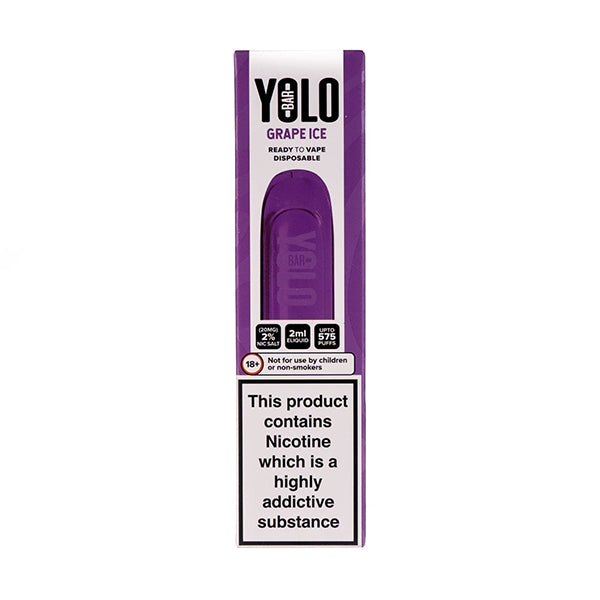 YOLO Bar Disposable Vape 575 Puffs 2ml