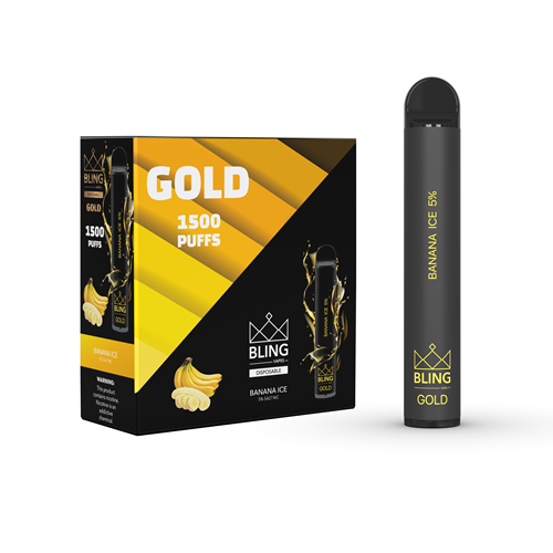 Bling GOLD Disposable Vape 1500 Puffs 6mL