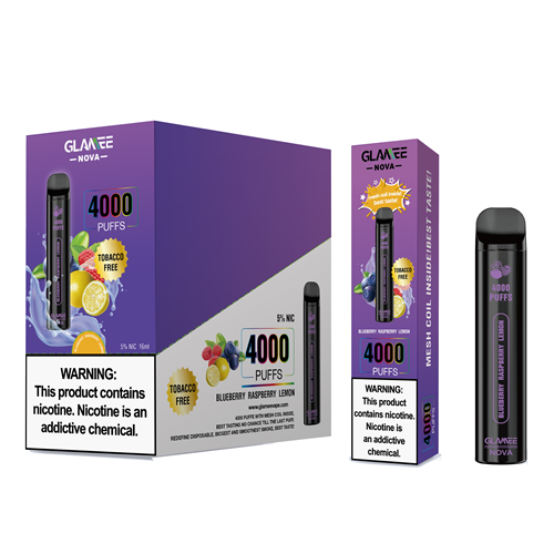 Glamee Nova Tobacco Free Disposable Vape 4000+ Puffs 2200mAh