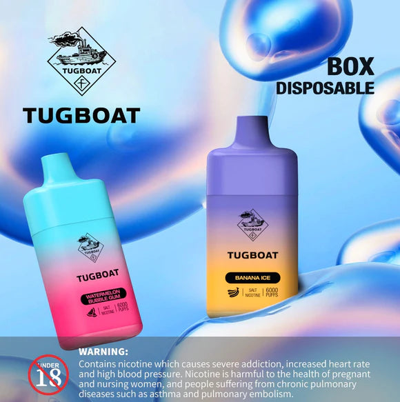 TUGBOAT - BOX Disposable Vape Device (6000 Puffs)